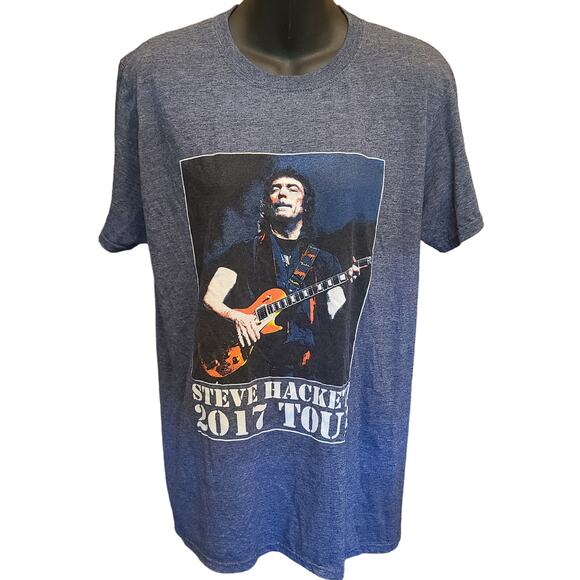 Steve Hackett 2017 world tour rock band origional graphic t shirt tee M Genesis - Picture 1 of 3